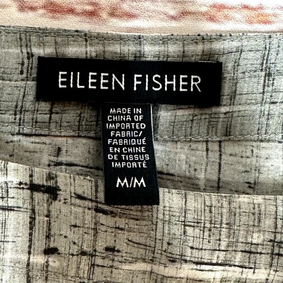 Eileen Fisher 100% Silk Casual Chic Dress Excellent Condition Size Medium - Picture 8 of 9